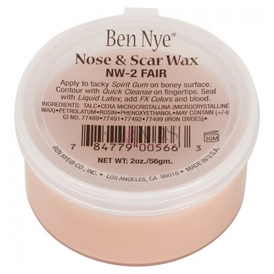 Ben Nye Nose and Scar Wax FAIR  2.5oz  Ben Nye Nose and Scar Wax FAIR  2.5oz